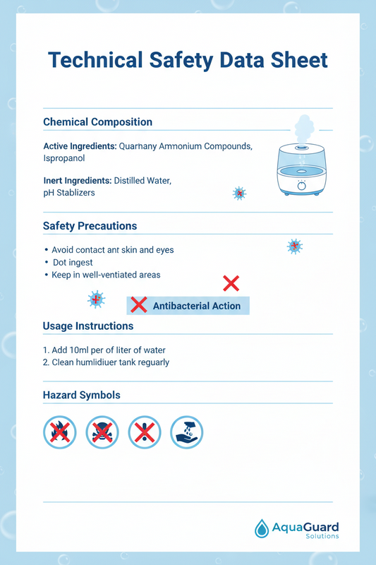Sicherheitsdatenblatt – Afterrain Hygienemittel für Kaltverdunstungs-Luftbefeuchter