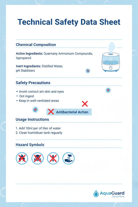 Sicherheitsdatenblatt – Afterrain Hygienemittel für Kaltverdunstungs-Luftbefeuchter
