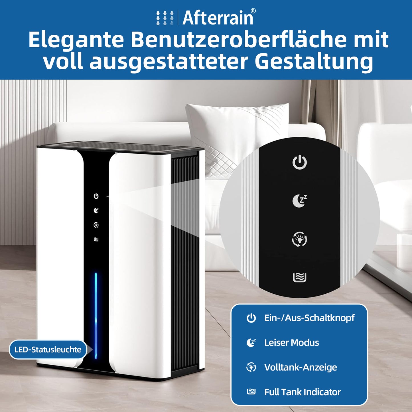 Tragbarer Entfeuchter für  Weinkeller, Kleiderschränke oder Wohnmobil H10-1